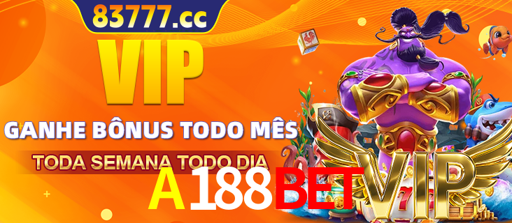 Banner promocional do A188BET oferecendo 100% de recompensas adicionais contínuas para quem fizer o login diário (Daily sign-in), com um mascote de coelho.
